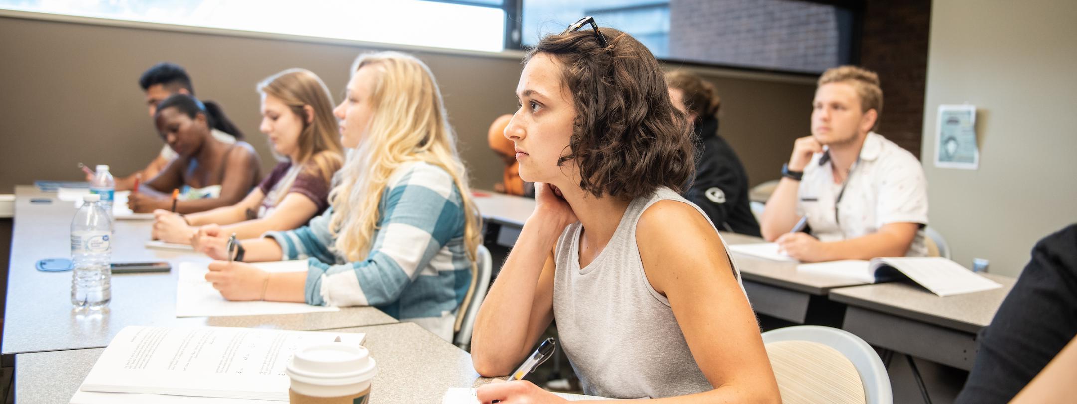 Students in class